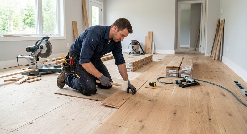 Hardwood Floor Installation in Forest Park, IL
