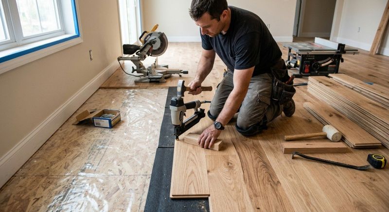 Hardwood Floor Installation in Geneva, IL