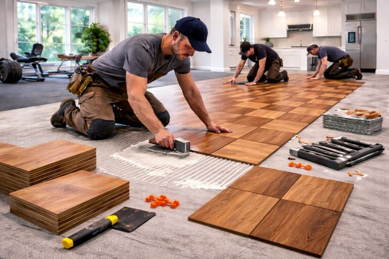 Hardwood Floor Installation in Gilberts, IL