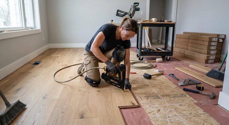 Hardwood Floor Installation in Glen Ellyn, IL