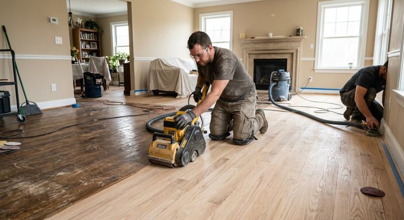 Hardwood Floor Renovation in Wheaton, IL