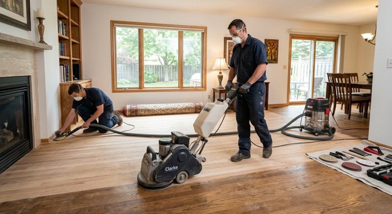 Hardwood Floor Renovation in Wheaton, IL