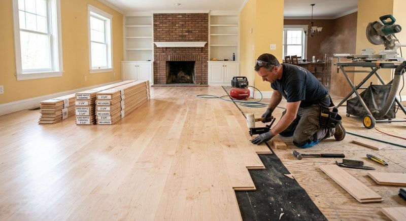 Maple Flooring Installation in Addison, IL