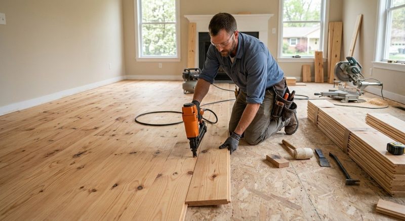 Maple Flooring Installation in Wheaton, IL