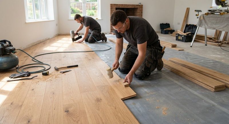 Oak Floor Installation in Berwyn, IL