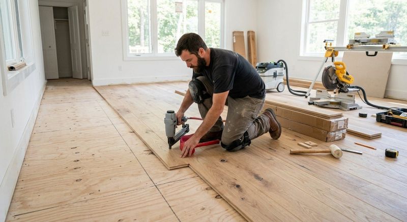 Oak Floor Installation in Buffalo Grove, IL