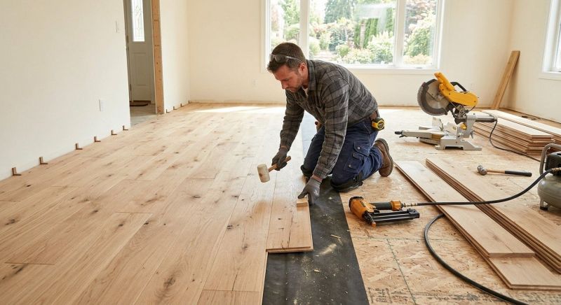 Oak Floor Installation in Clarendon Hills, IL