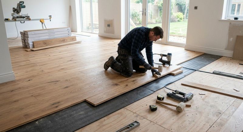 Oak Floor Installation in Hinsdale, IL