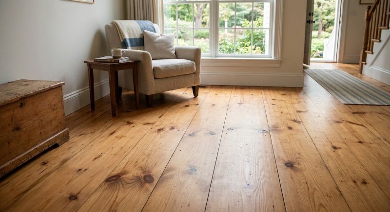 Pine Floor Installation in Wheaton, IL