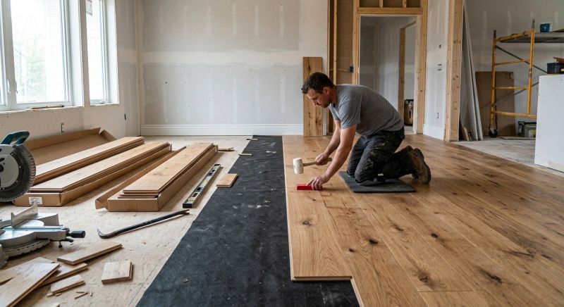 Plank Floor Installation in Wheaton, IL