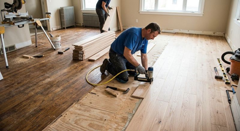 Wood Floor Replacement in Bartlett, IL