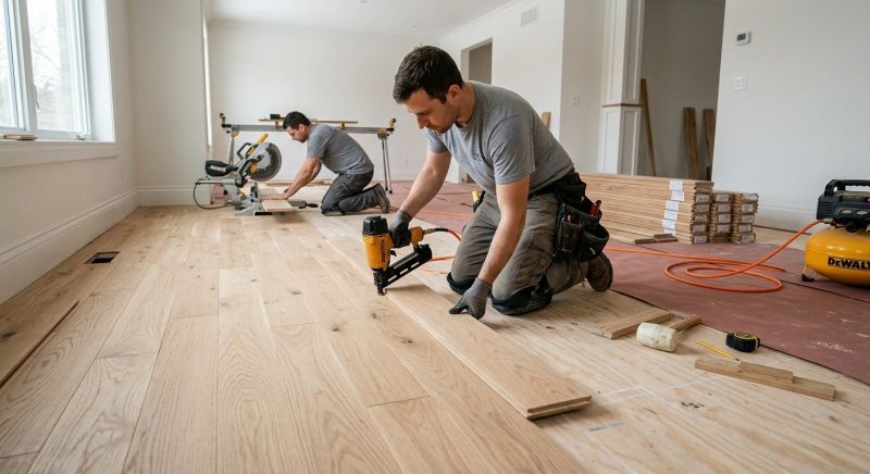 Wood Floor Replacement in Elgin, IL
