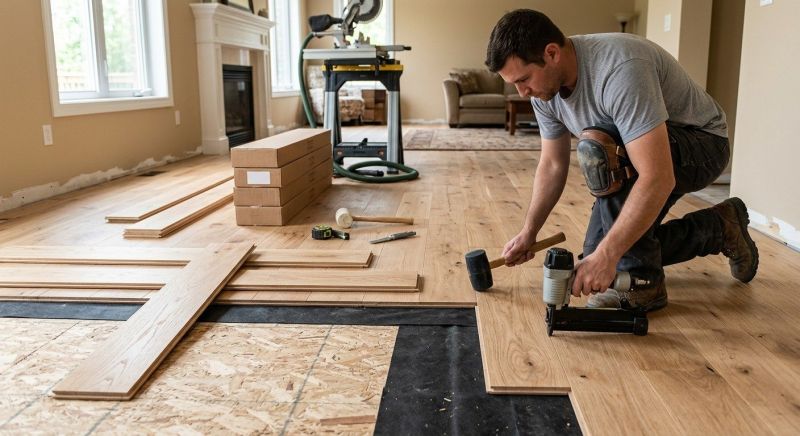 Wood Flooring Installation in Warrenville, IL